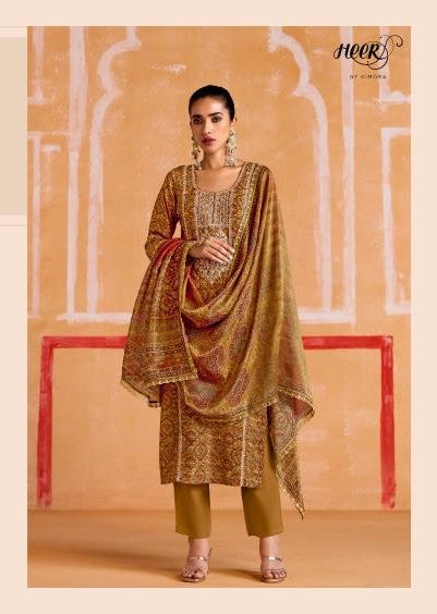 Pure Muslin Soft Banarsi Digital print Suit